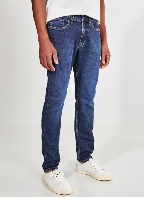 calça jeans skinny azul calça jeans skinny azul