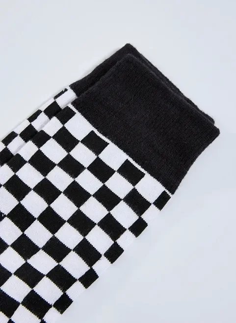 meia preta e branca quadriculada meia preta e branca quadriculada