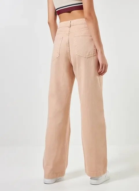 calça reta oversized caqui calça reta oversized caqui