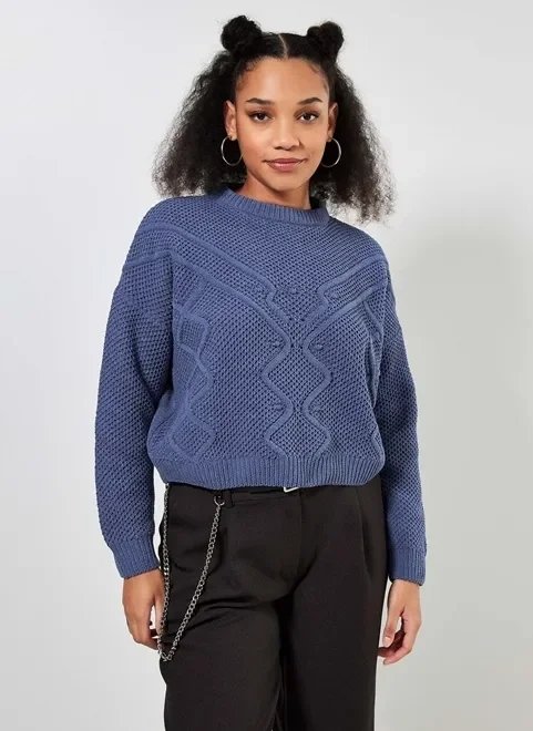 blusa de tricô trançado blusa de tricô trançado