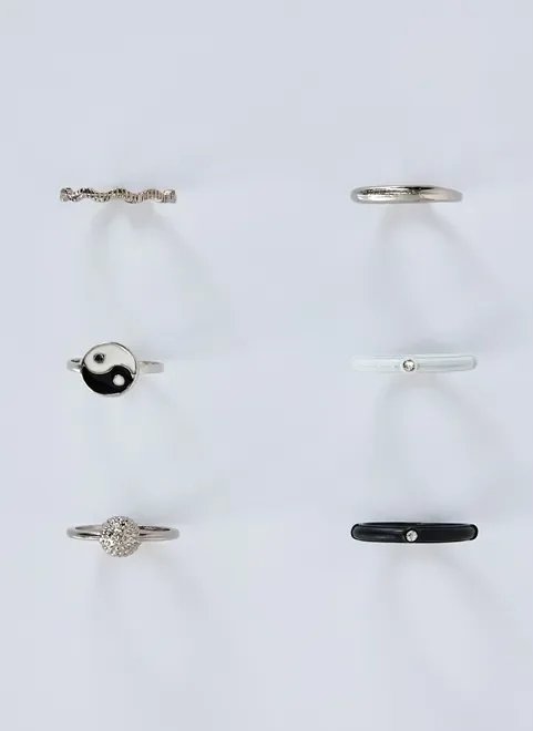 kit anéis yin yang kit anéis yin yang