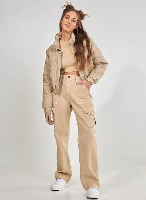 jaqueta cropped puffer jaqueta cropped puffer