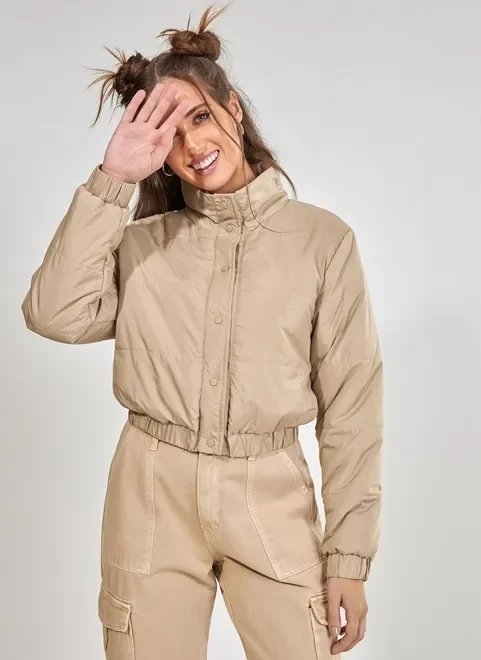 jaqueta cropped puffer jaqueta cropped puffer