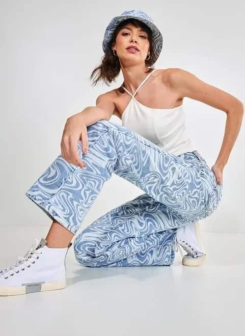calça jeans reta mármore calça jeans reta mármore