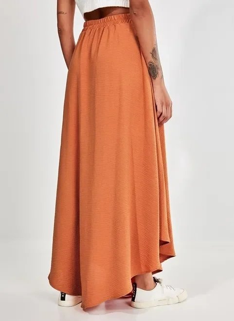 saia midi assimétrica saia midi assimétrica