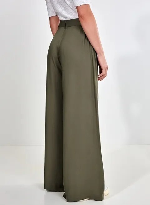 calça pantalona verde militar calça pantalona verde militar