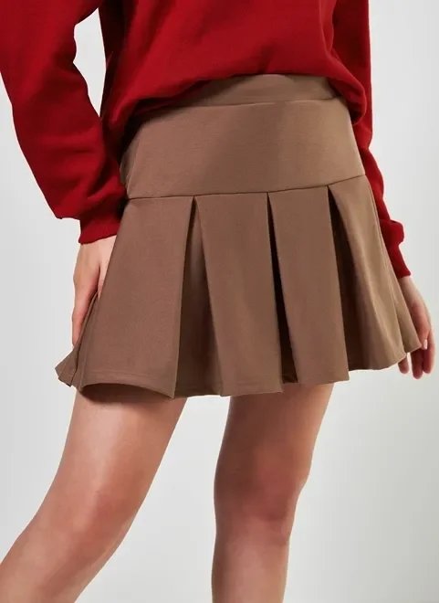 saia college plissada saia college plissada