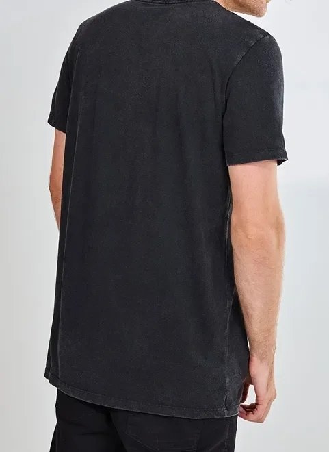 camiseta alongada preto marmorizado san diego camiseta alongada preto marmorizado san diego