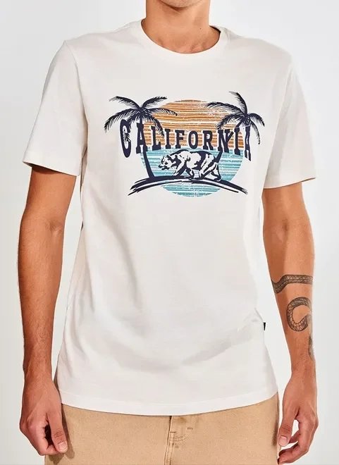 camiseta com estampa praia califórnia camiseta com estampa praia califórnia