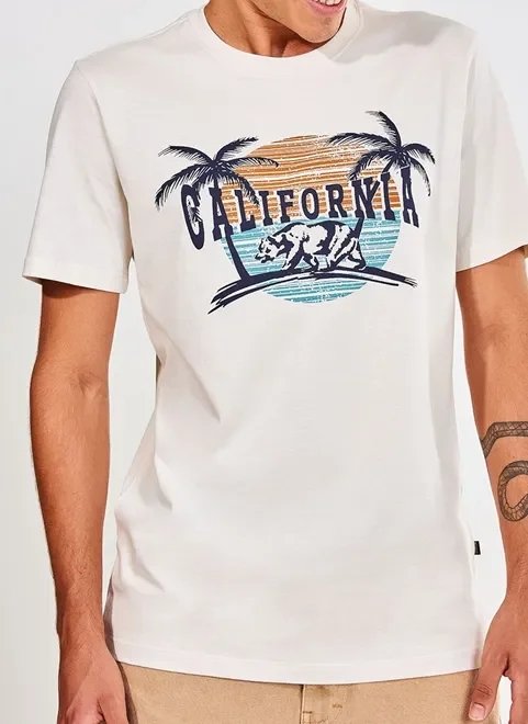 camiseta com estampa praia califórnia camiseta com estampa praia califórnia