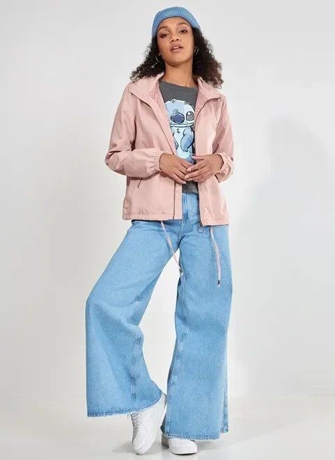 calça wide leg jeans claro calça wide leg jeans claro