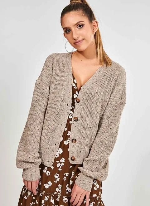 cardigan de tricô tweed cardigan de tricô tweed