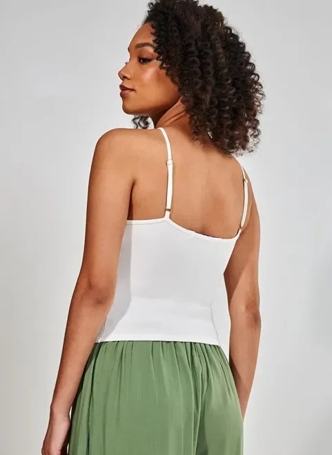 blusa frente única off-white blusa frente única off-white