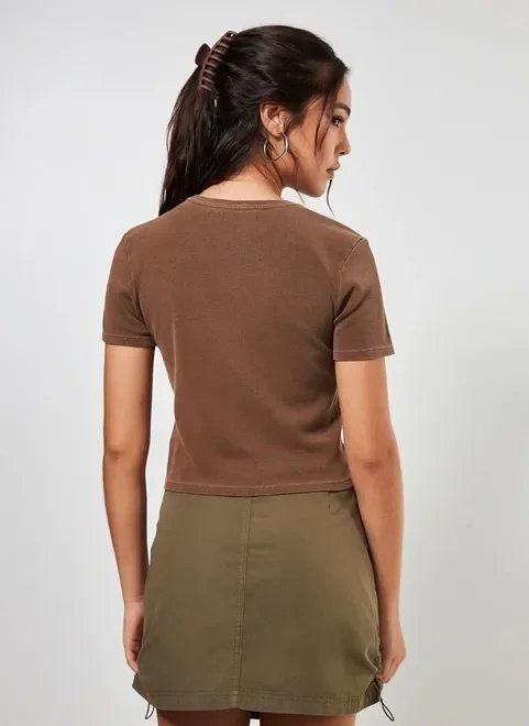 blusa cropped marrom san francisco blusa cropped marrom san francisco