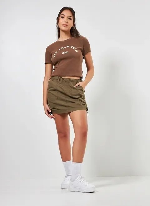 blusa cropped marrom san francisco blusa cropped marrom san francisco