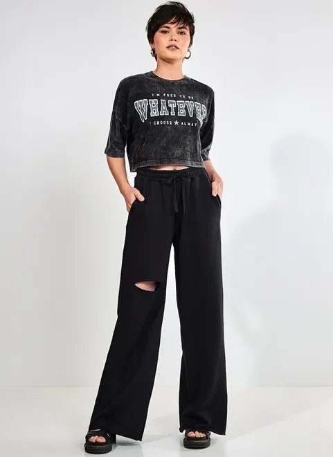 camiseta cropped college preto marmorizado camiseta cropped college preto marmorizado