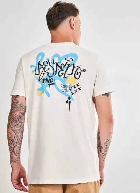 camiseta alongada collab grafitti camiseta alongada collab grafitti