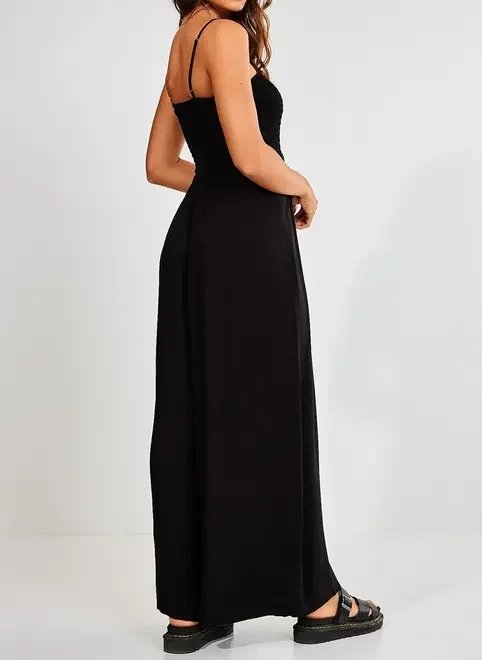 macacão preto lastex macacão preto lastex