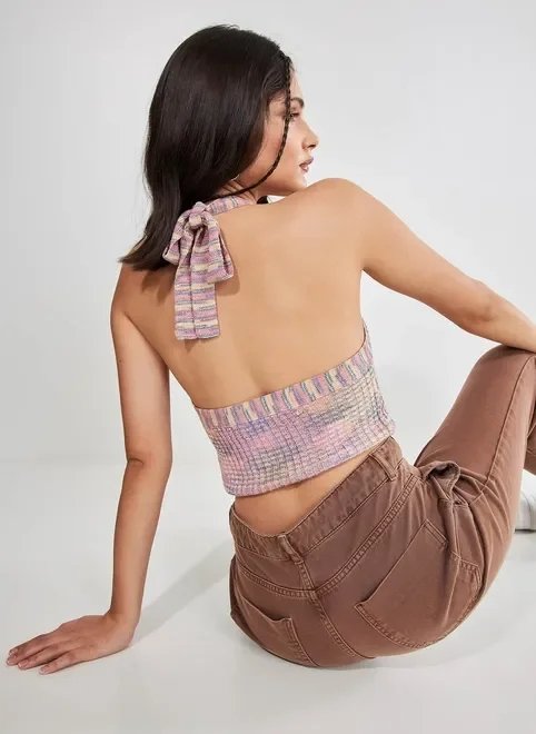 blusa hauter retilínea coloridinha blusa hauter retilínea coloridinha