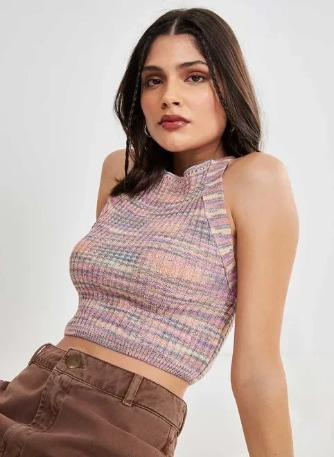 blusa hauter retilínea coloridinha blusa hauter retilínea coloridinha