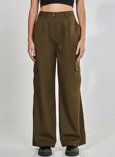 calça cargo wide leg calça cargo wide leg