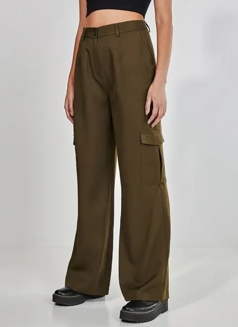calça cargo wide leg calça cargo wide leg