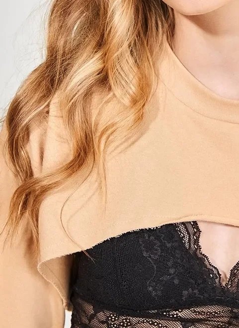 blusa super cropped manga longa blusa super cropped manga longa