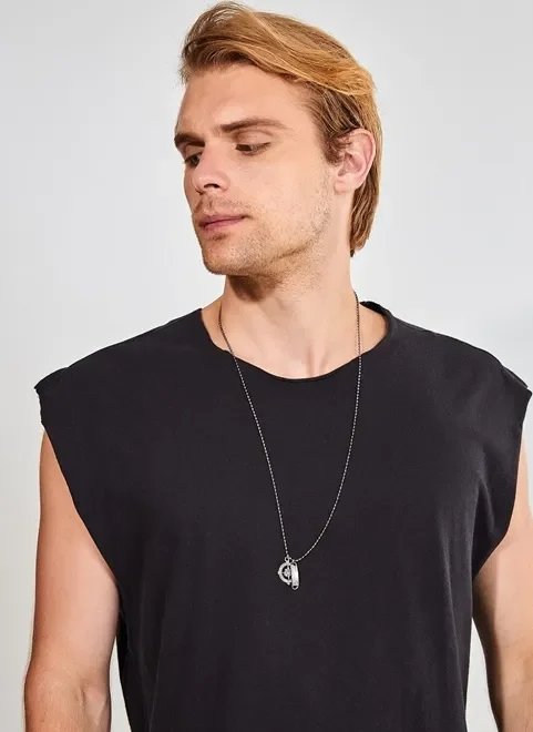 regata preta alongada regata preta alongada