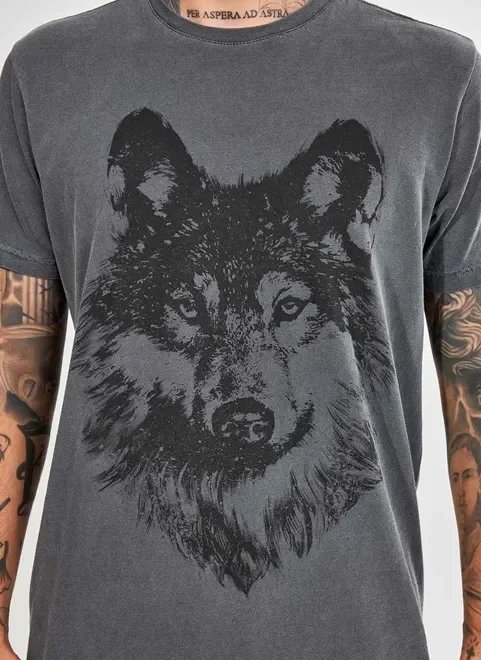 camiseta alongada mamorizada lobo camiseta alongada mamorizada lobo