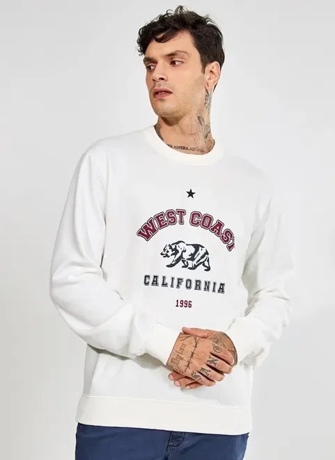 moletom off-white college califórnia moletom off-white college califórnia