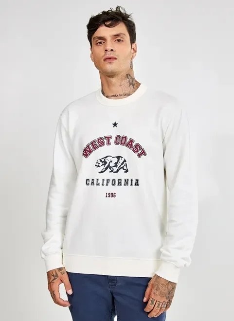 moletom off-white college califórnia moletom off-white college califórnia