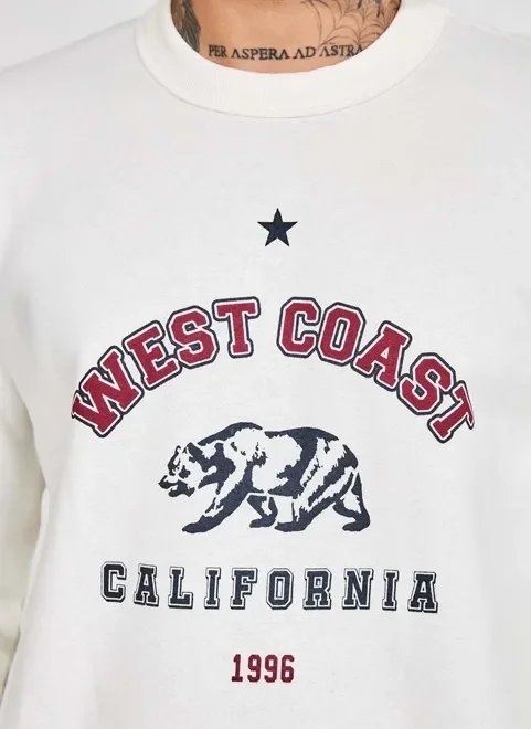 moletom off-white college califórnia moletom off-white college califórnia