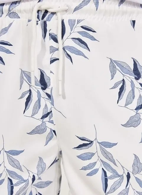 bermuda de banho off-white estampada bermuda de banho off-white estampada