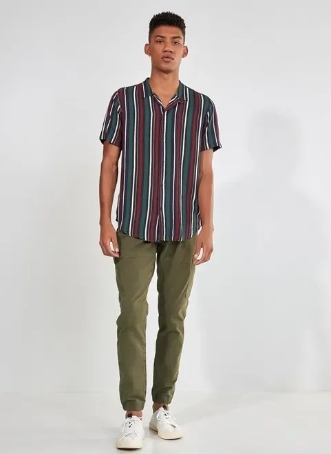 camisa listrada verde e vermelho camisa listrada verde e vermelho