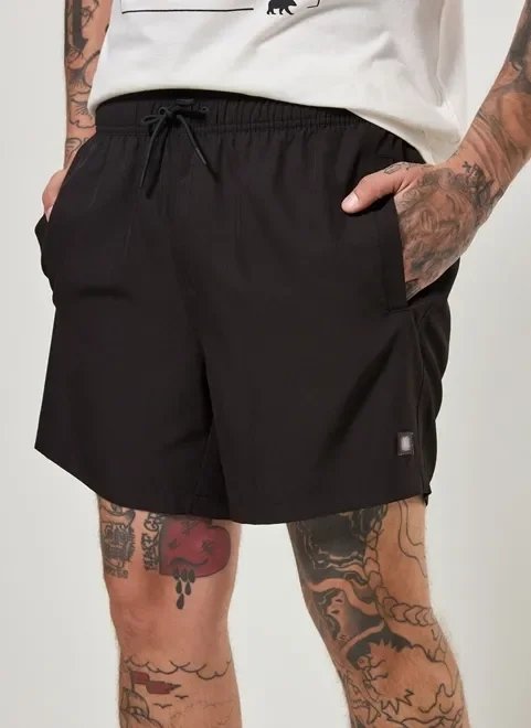 bermuda de banho preta bermuda de banho preta