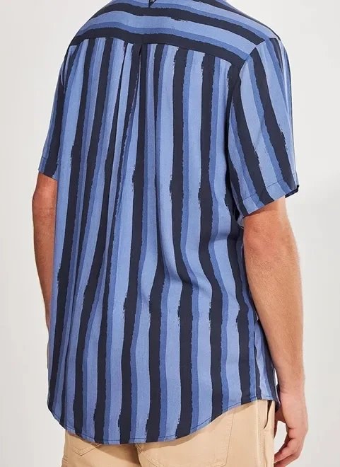 camisa listrada azul camisa listrada azul