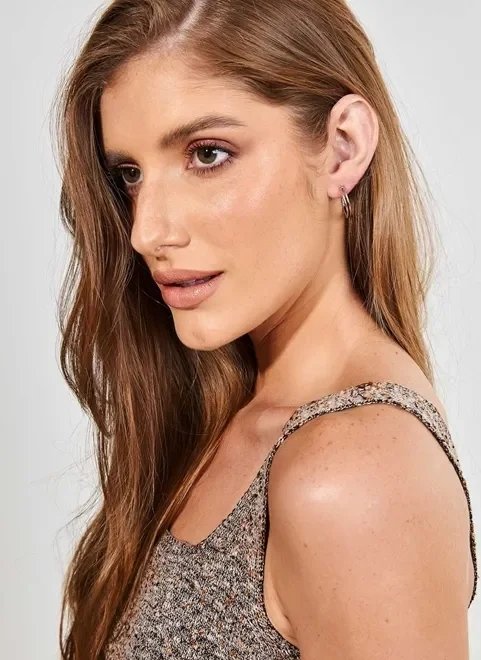 kit argolas prateadas diversas kit argolas prateadas diversas