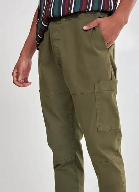 calça cargo jogger verde militar calça cargo jogger verde militar
