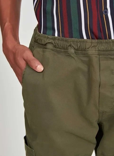 calça cargo jogger verde militar calça cargo jogger verde militar