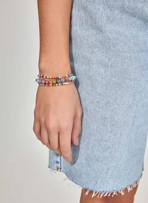 pulseiras coloridas de miçangas e vidro pulseiras coloridas de miçangas e vidro