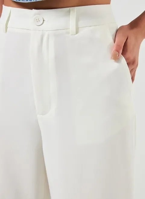calça de alfaiataria reta calça de alfaiataria reta