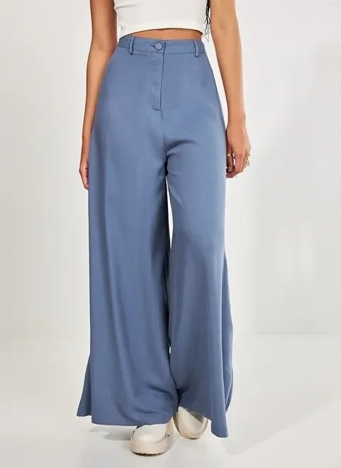 calça pantalona azul calça pantalona azul