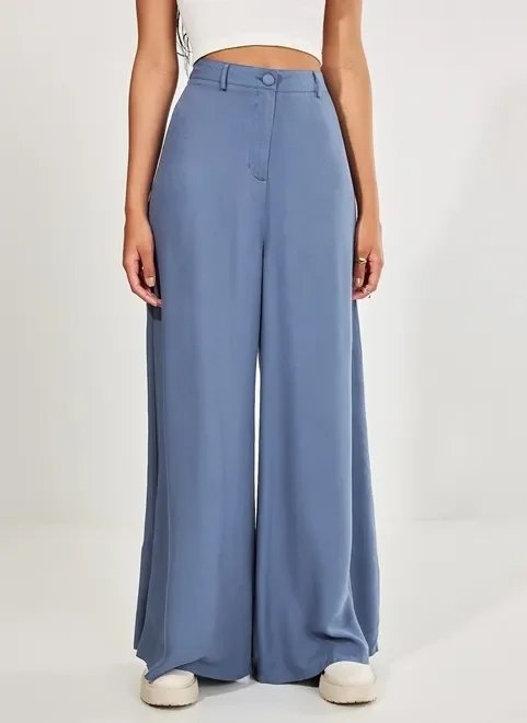 calça pantalona azul calça pantalona azul