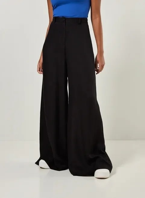 calça pantalona de cintura alta calça pantalona de cintura alta