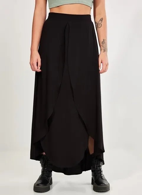 saia longa pareô preta saia longa pareô preta