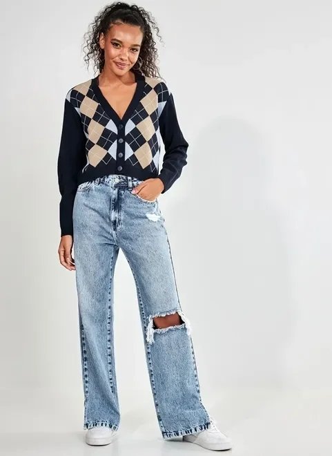 cardigan xadrez azul marinho cardigan xadrez azul marinho