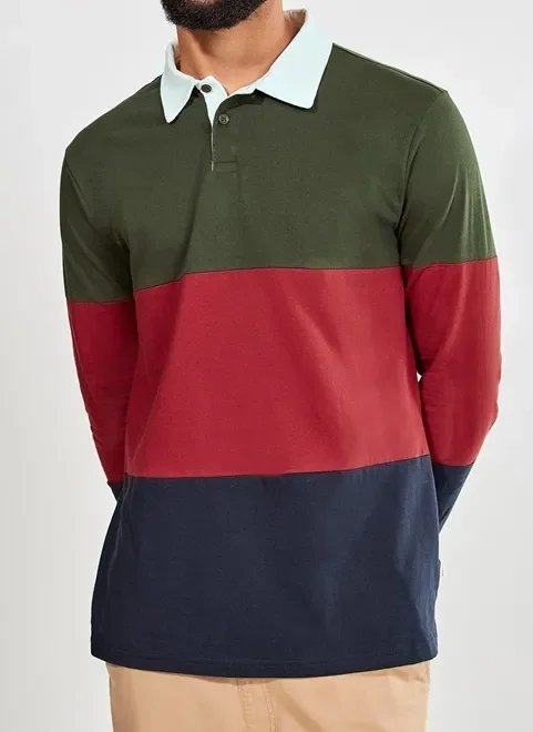 camiseta polo manga longa listras camiseta polo manga longa listras