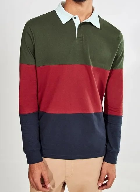 camiseta polo manga longa listras camiseta polo manga longa listras