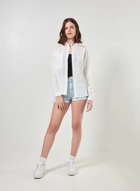 camisa oversized texturizada camisa oversized texturizada