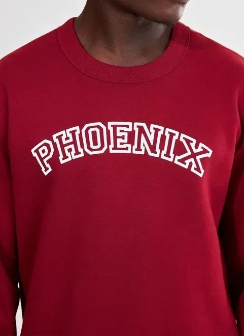 moletom college vermelho escuro moletom college vermelho escuro